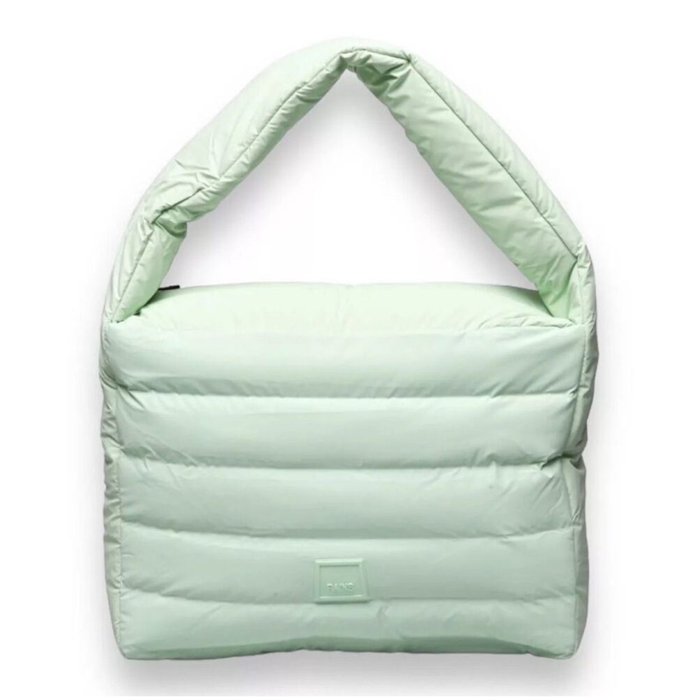 RAINS Puffy Loop Shopper Mini Bag in Mineral
